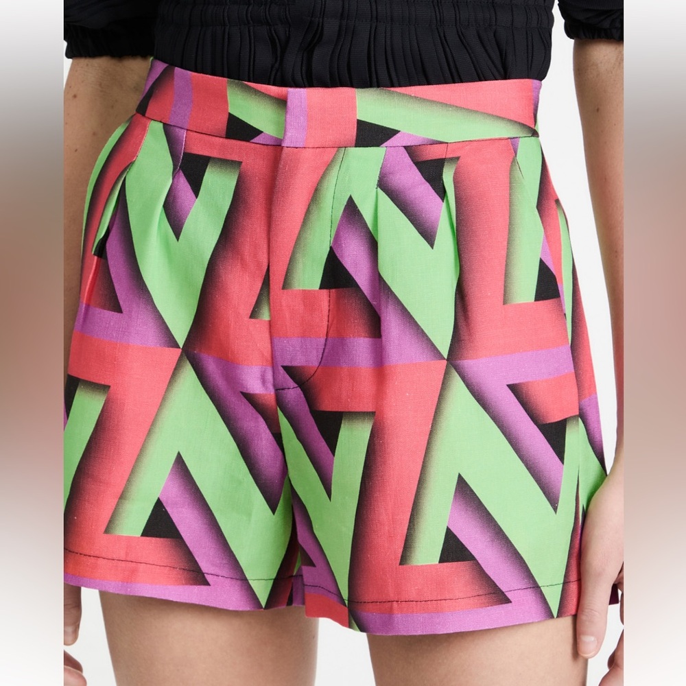 NWT Rachel Comey Stacatto  Shorts in color called green multi 💓